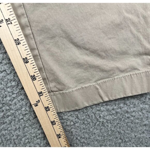 J. Crew Pants Men Driggs Flex Chino 34x34 (fits 32x32) Flat Front Stretch Beige - Picture 6 of 9